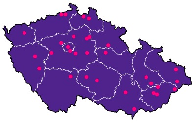 mapa České republiky