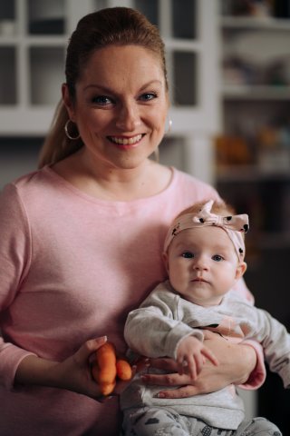 Veronika Koko Šmehlíková s dcerou