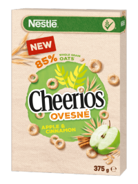 Ovesné Cheerios® s jablečným pyré a skořicí