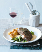 steak s chřestem