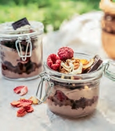 Skleničkový dezert