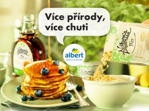 Albert – Lívance s vločkami a javorovým sirupem Nature's Promise