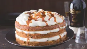 Hruškový cheesecake v medovníku