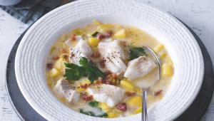 Chowder s treskou