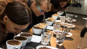 ochutnávání kávy