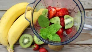 ovoce v mixéru