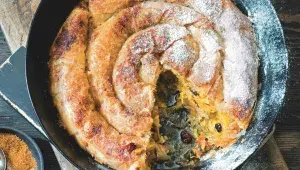 Dýňový štrúdl (bulharský tikvenik)