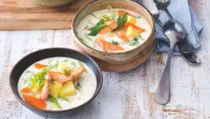 Finská rybí polévka