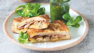 Francouzský toust se žampiony