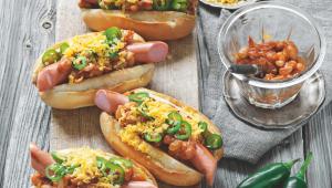 Chilli hot dog