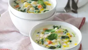 Hustá kuřecí polévka s gnocchi