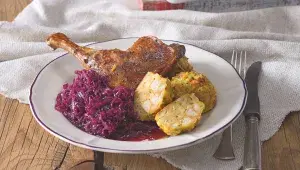 kachni prsa se zelím