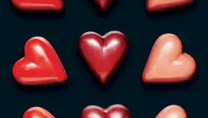 čokoládové srdíčka