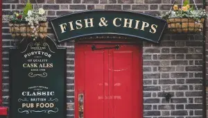 anglická hospoda dveře