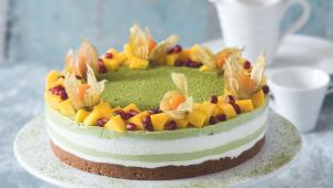 Matcha cheesecake