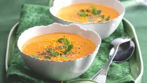 Mrkvovo-koriandrová polévka