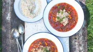 Plněné papriky jako polévka