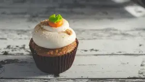 Mrkvový cupcake