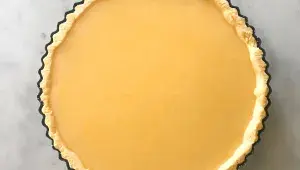 Jak předpéct těsto na křehký koláč s náplní