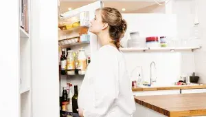 Otevřená lednička