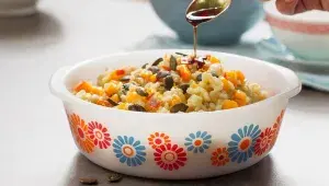 Dýňové rizoto s dýŇovým olejem