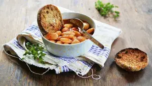 Pečené fazole s rajčaty