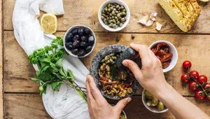 Příprava tapenády