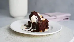 Brownies se zmrzlinou