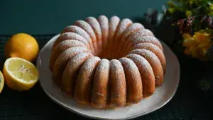 Citronová tvarohová bábovka