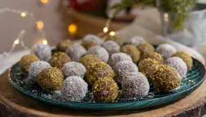 Nepečené perníkové kuličky