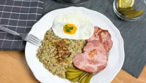 Novoroční čočka na kyselo