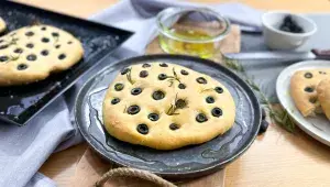 Italský chléb focaccia