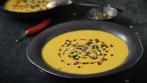 Dýňová polévka s chilli
