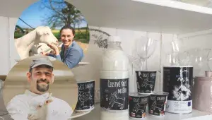 Manželé Hlubkovi a jejich kozí farma