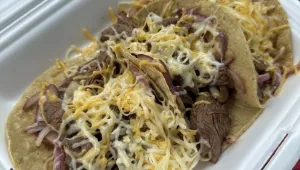 Tacos z restaurace Cantina