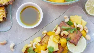 Grilované tofu s exotickou marinádou podle Celiaxmoni