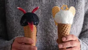 Čertovská/andělská zmrzlina