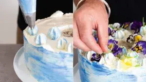 Zdobení slavnostního chiffonu