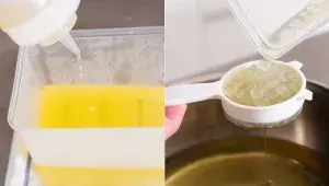 Příprava limetového kaviáru na slavnostní chiffon