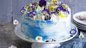 Slavnostní dort chiffon s limetkou, zázvorem a kokosem