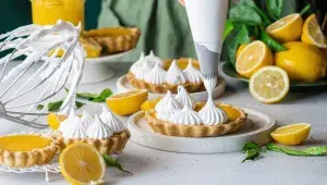 Citronové tartaletky á la meringue pie