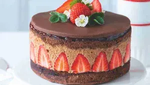 Čokoládový fraisier