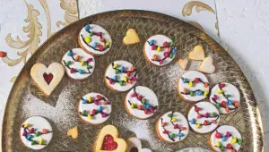 Cukroví „vánoční světýlka“