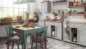 Venkovská retro kuchyně