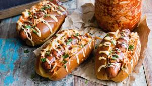 Hot dog s kimči