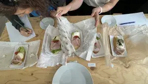 Testování chlebíčků