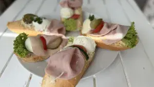 Testování chlebíčků