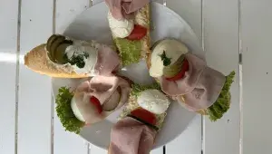 Testování chlebíčků