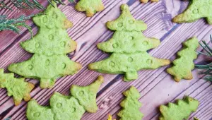 Zábavné špenátové sušenky