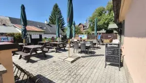 Liberecká restaurace Ořechovka v srpnu 2025